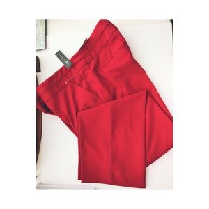Larry Levine red stretch pants